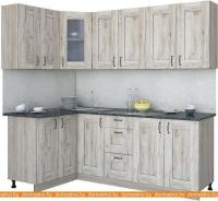 Кухня Интерлиния Мила Хольц 12x22 (дуб серый) картинка