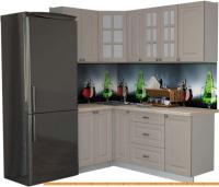 Кухня Интерлиния Мила Деко 1.2x1.9 (луна/травертин серый) картинка