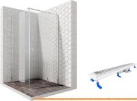 Душевой уголок Ambassador Set 12011103R-ST8 картинка