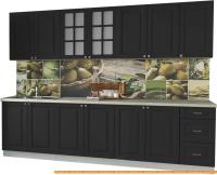 Кухня Интерлиния Мила Деко 2.8 А (пепел/опал светлый) картинка