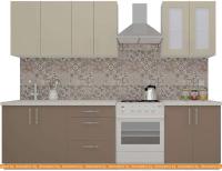 Кухня ВерсоМебель ВерсоЛайн 5-2.1 (бежевый/латте) картинка