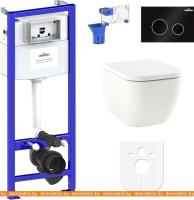 Унитаз Lavinia Boho Relfix One 7 в 1 87040056 (черный пластик) картинка