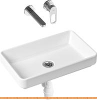 Умывальник Lavinia Boho Bathroom 21510156 (раковина, Смеситель, Сифон) картинка