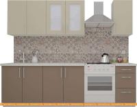 Кухня ВерсоМебель ВерсоЛайн 5-2.0 (бежевый/латте) картинка