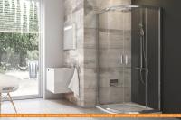 Душевой уголок Ravak Blix BLCP4 80x80 (серебристый/grape) картинка
