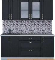 Кухня Интерлиния Мила Крафт 1.8Б (дуб английский) картинка