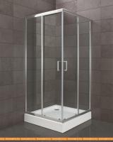 Душевой уголок BelBagno UNO-195-A-2-100-C-Cr (прозрачное стекло) картинка