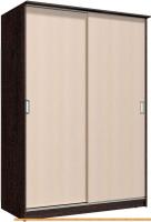Шкаф-купе Интерлиния Неаполь АН-011-16-00 БФ (дуб молочный/дуб венге) картинка