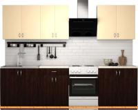 Кухня S-Company Клео лайт 2.2 (венге магия/песочный) картинка