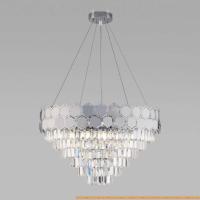Подвесная люстра Евросвет 10113/8 (хром/прозрачный хрусталь) картинка
