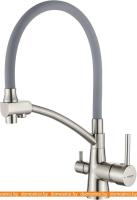 Смеситель Ledeme L4855A-9 (сатин/серый) картинка