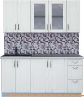 Кухня Интерлиния Мила Крафт 1.7Б (дуб полярный) картинка