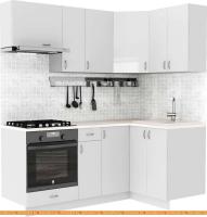 Кухня S-Company Клео глоcс 1.2x1.9 правая (белый глянец/белый глянец) картинка