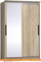 Шкаф-купе Глазов Strike 1350 ЛДСП с зеркалом (дуб сонома) картинка