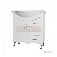 Тумба Ювента Бриз Б2-75 белая картинка