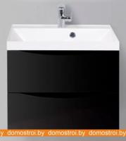 Тумба под умывальник BelBagno Marino-600-2C-SO-NL-P (nero laccato lucido) картинка