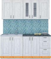 Кухня Интерлиния Мила Хольц 18 (дуб белый) картинка