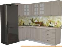 Кухня Интерлиния Мила Деко 1.2x2.5 (луна/травертин серый) картинка