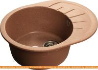 Кухонная мойка GranFest Rondo GF-R580L (терракот) картинка