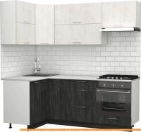 Кухня S-Company Клео крафт 1.2x2.1 левая (север дер. темное/север дер. светлое) картинка