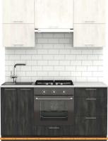 Кухня S-Company Клео крафт 1.6 (угольный камень/шелковый камень) картинка