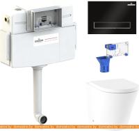 Унитаз Lavinia Boho Relfix Biore 5 в 1 87060232 (черный пластик) картинка