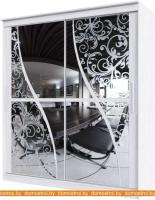 Шкаф-купе SV-Мебель №19 Волна 2.0 м (ясень анкор светлый) картинка