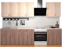 Кухня S-Company Клео лайт 2.3 (ясень шимо темный/ясень шимо светлый) картинка