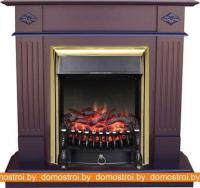 Комплект камина Smolcom Brighton STD-ASP с RealFlame Fobos-S Lux BR (махагон антик) картинка