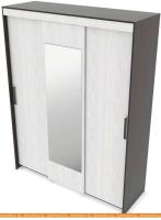 Шкаф-купе SV-Мебель Арис 1 Д 1.7x2.2 (дуб венге/ясень анкор светлый) картинка