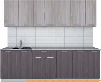 Кухня Интерлиния Мила Лайт 2.5 (ясень светлый/ясень темный) картинка