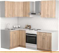 Кухня S-Company Клео лайт 1.2x1.7 левая (дуб сонома/дуб сонома) картинка