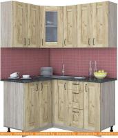 Кухня Интерлиния Мила Хольц 12x15 (дуб золотой) картинка