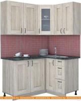 Кухня Интерлиния Мила Хольц 14x12 (дуб сонома) картинка