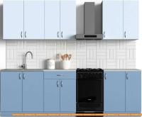 Кухня S-Company Клео колор 2.1 (капри синий/лазурный) картинка