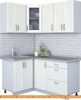Кухня Интерлиния Мила Крафт 1.2x1.6 (дуб полярный) картинка