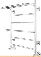 Полотенцесушитель TERMINUS Анкона с полкой П6 (500x591) картинка