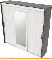 Шкаф-купе SV-Мебель Арис 1 Д 2.0x2.0 (дуб венге/ясень анкор светлый) картинка