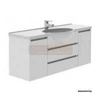 Тумба Aquanet Лайн 120 белая картинка