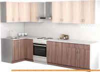 Кухня S-Company Клео лайт 1.2x2.6 левая (ясень шимо темный/ясень шимо светлый) картинка