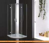 Душевой уголок Cezares BERGAMO-W-R-2-90-ARCO-C-Cr-IV картинка