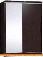 Шкаф-купе Глазов Strike 1600 ЛДСП с зеркалом (венге) картинка