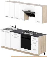 Кухня Славянская столица 47-2 (дуб сонома/белый) картинка