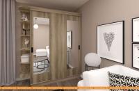 Шкаф-купе ЭлиГард Лагуна ШЛ-06.Л.2 (дуб каньон) картинка