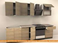 Кухня Иволанд Трейд Вяз 220-220-60 (светлый/темный) картинка