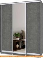 Шкаф-купе Modern Роланд 1800 (600) (камень темный/зеркало) картинка