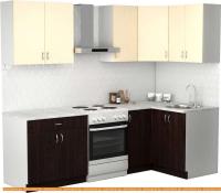 Кухня S-Company Клео лайт 1.2x1.8 правая (венге магия/песочный) картинка