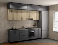 Кухня ЗОВ Памела прямая 3.1 м (моренго/дуб эвок верт) картинка