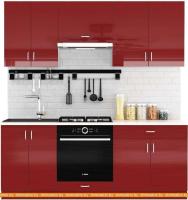 Кухня Сивирин-Компани Клео глосс 2.0 (бургундский глянец\бургундский глянец) картинка