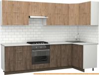 Кухня S-Company Клео крафт 1.2x2.8 правая (дуб харбор эспрессо/дуб харбор зол.) картинка